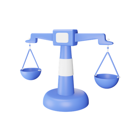 Balanças de peso  3D Icon