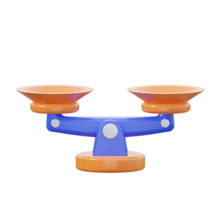 バランス  3D Icon