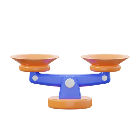 バランス  3D Icon