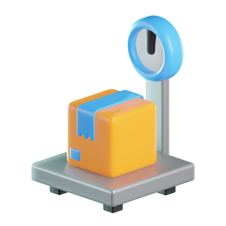 Échelle de poids  3D Icon