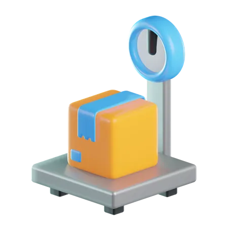 Échelle de poids  3D Icon