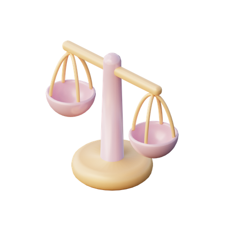 Balance 3D Illustration