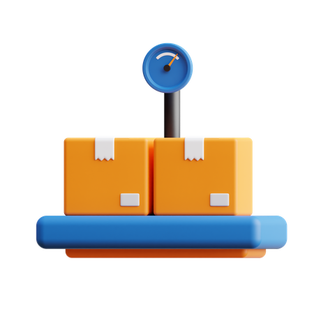 Balance à marchandises  3D Icon