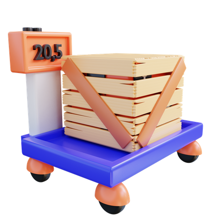 Balance à marchandises  3D Icon