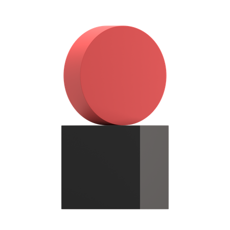 Balance Cylinder  3D Icon