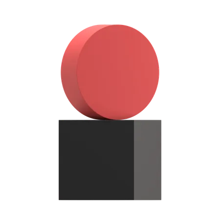 Balance Cylinder  3D Icon