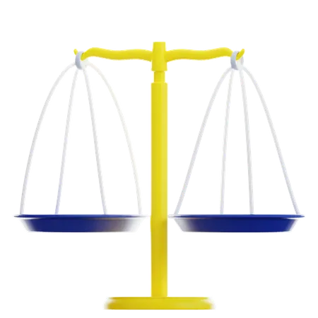 Balance de la justice  3D Icon