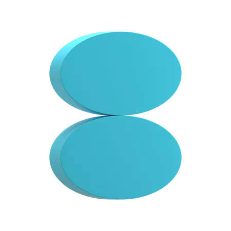 Balance elipses  3D Icon