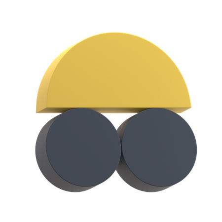 Balance Half Circle  3D Icon