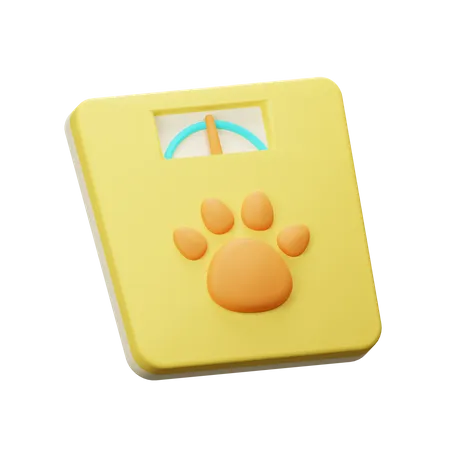 Balance pour animaux de compagnie  3D Icon