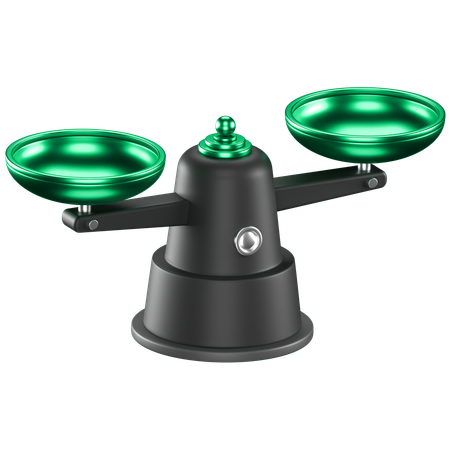 Balance Scale  3D Icon