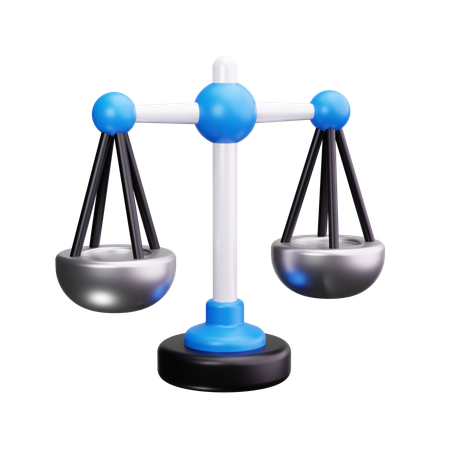 Balance scale  3D Icon