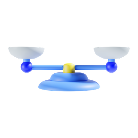 Balance Scale  3D Icon