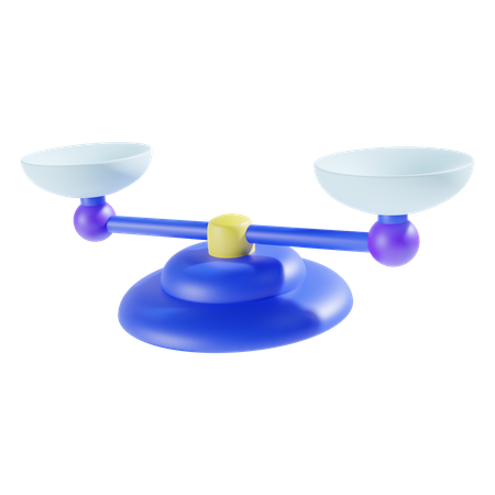 Balance Scale  3D Icon