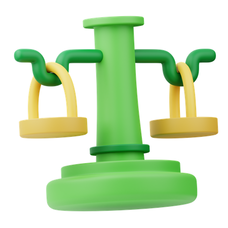 Balance Scale  3D Icon