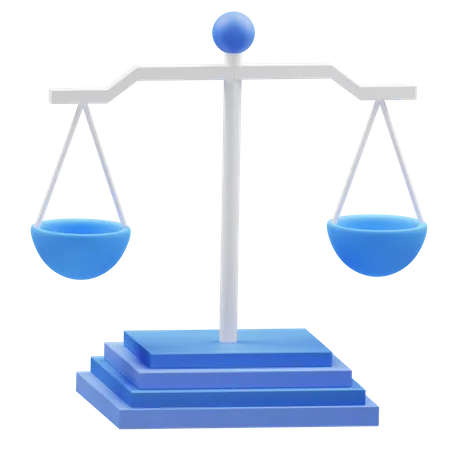 Balance Scale  3D Icon