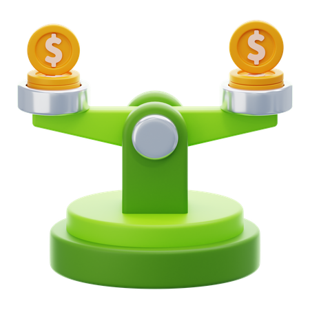 BALANCE SCALE  3D Icon