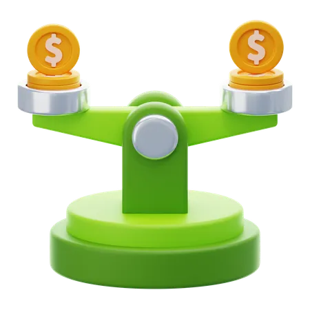 BALANCE SCALE  3D Icon