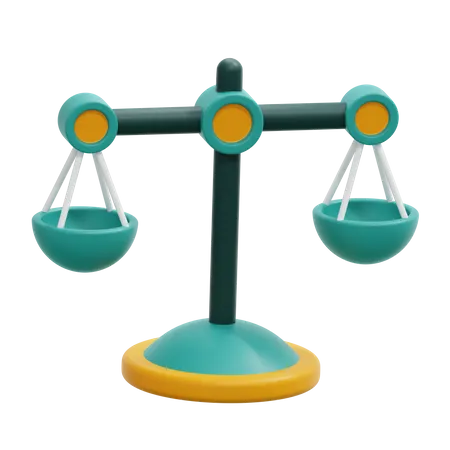 Balance Scale  3D Icon