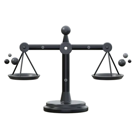 Balance Scale  3D Icon