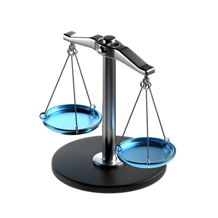 Balance scale  3D Icon