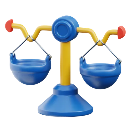 Balance Scale  3D Icon