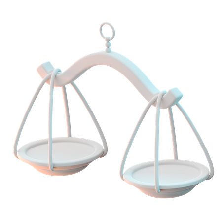 Balance Scale  3D Icon