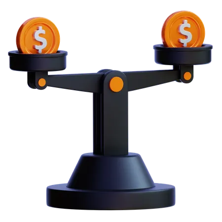 Balance Scale  3D Icon