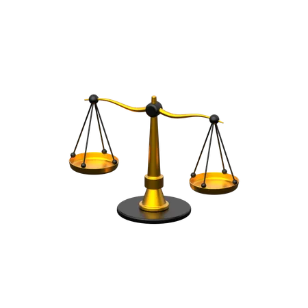 Balance Scale  3D Icon