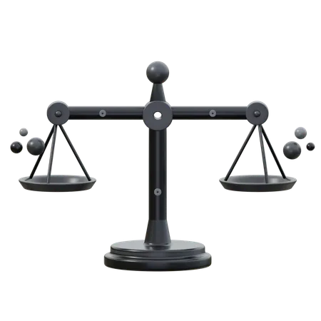 Balance Scale  3D Icon