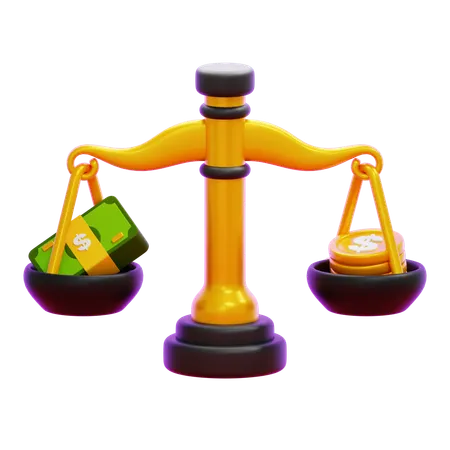 BALANCE SCALE  3D Icon