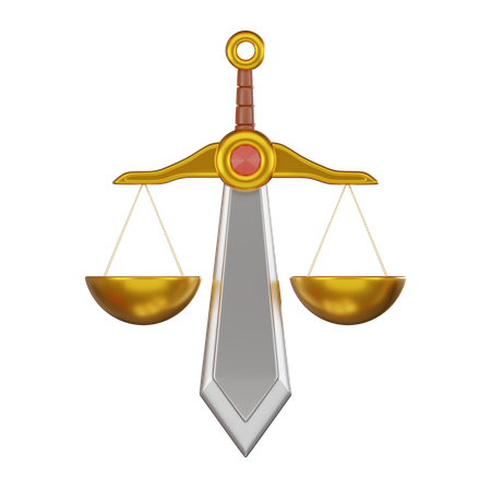 Balance scale  3D Icon