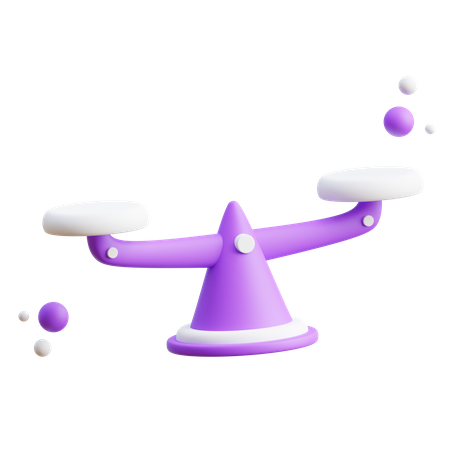 Balance Scale  3D Icon