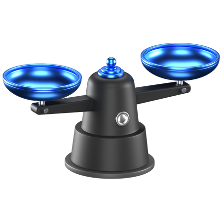Balance Scale  3D Icon