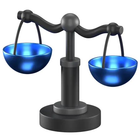 Balance Scale  3D Icon