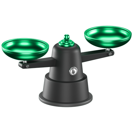 Balance Scale  3D Icon