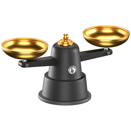 Balance Scale  3D Icon