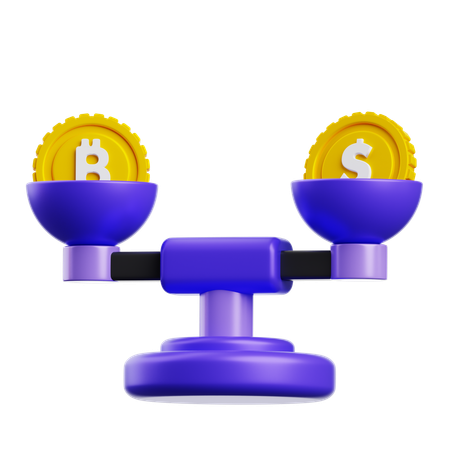 Balance Scale  3D Icon
