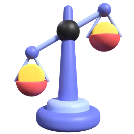 Balance Scale  3D Icon