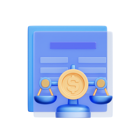 Balance Sheet  3D Icon
