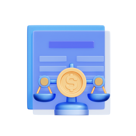 Balance Sheet  3D Icon