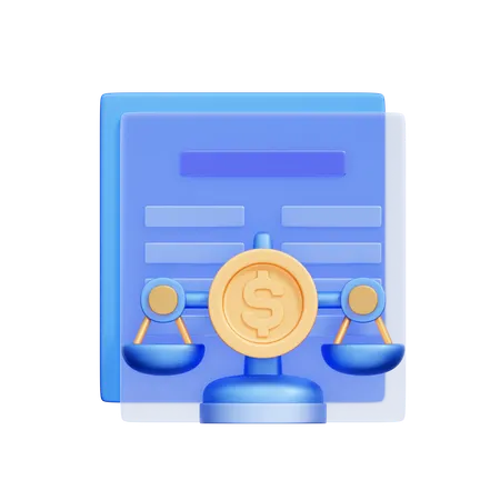Balance Sheet  3D Icon