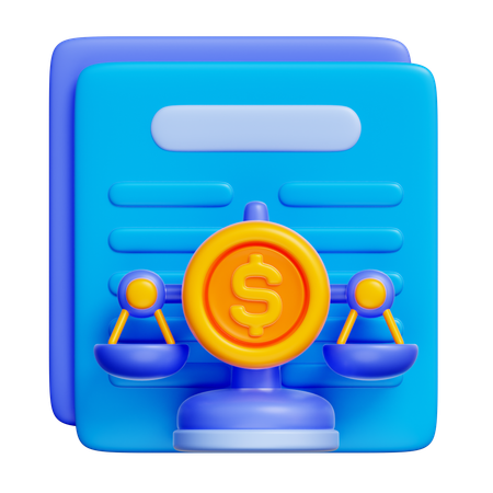 Balance Sheet  3D Icon