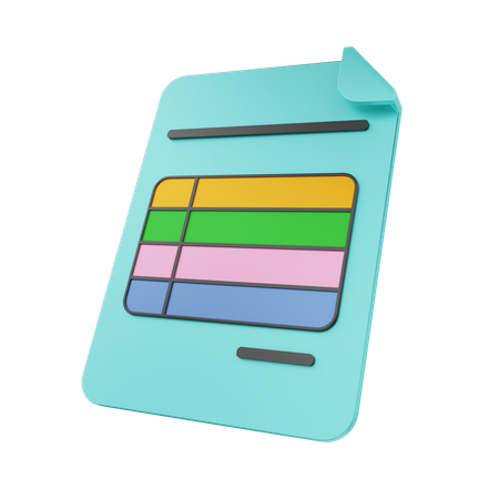 Balance Sheet  3D Icon