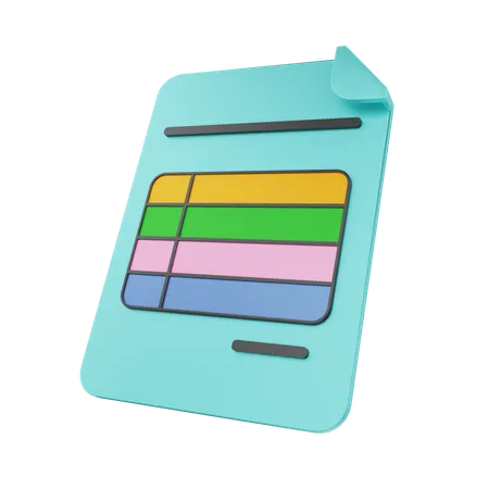 Balance Sheet  3D Icon