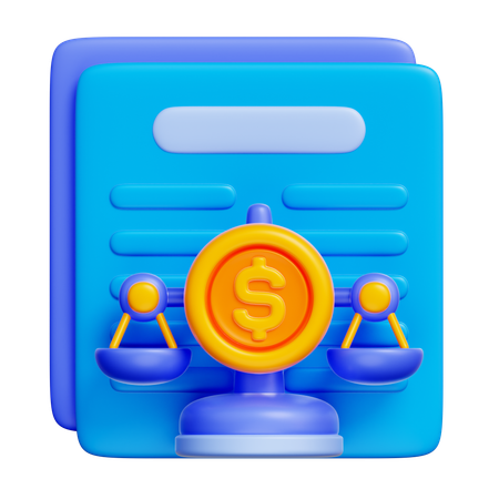 Balance Sheet  3D Icon
