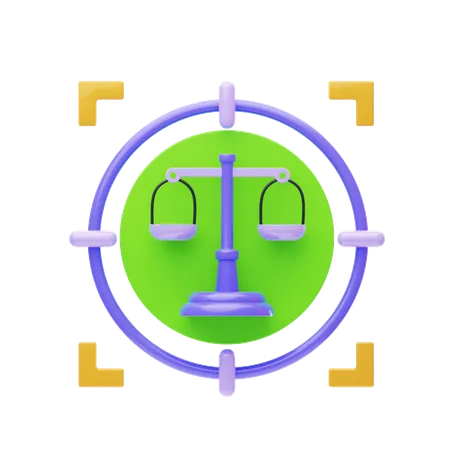 Balance Target  3D Icon