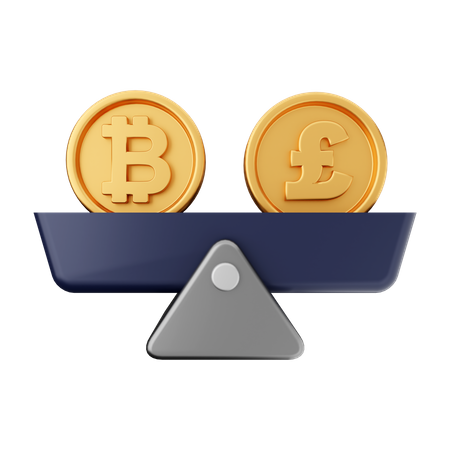 Equilíbrio de moeda  3D Icon