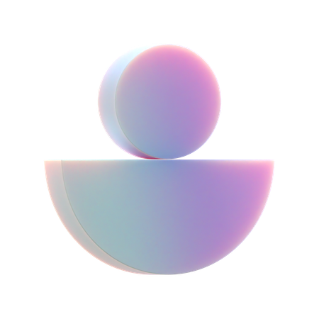 Balanced Circle  3D Icon
