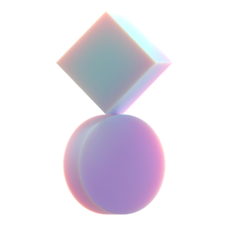 Balanced Square  3D Icon